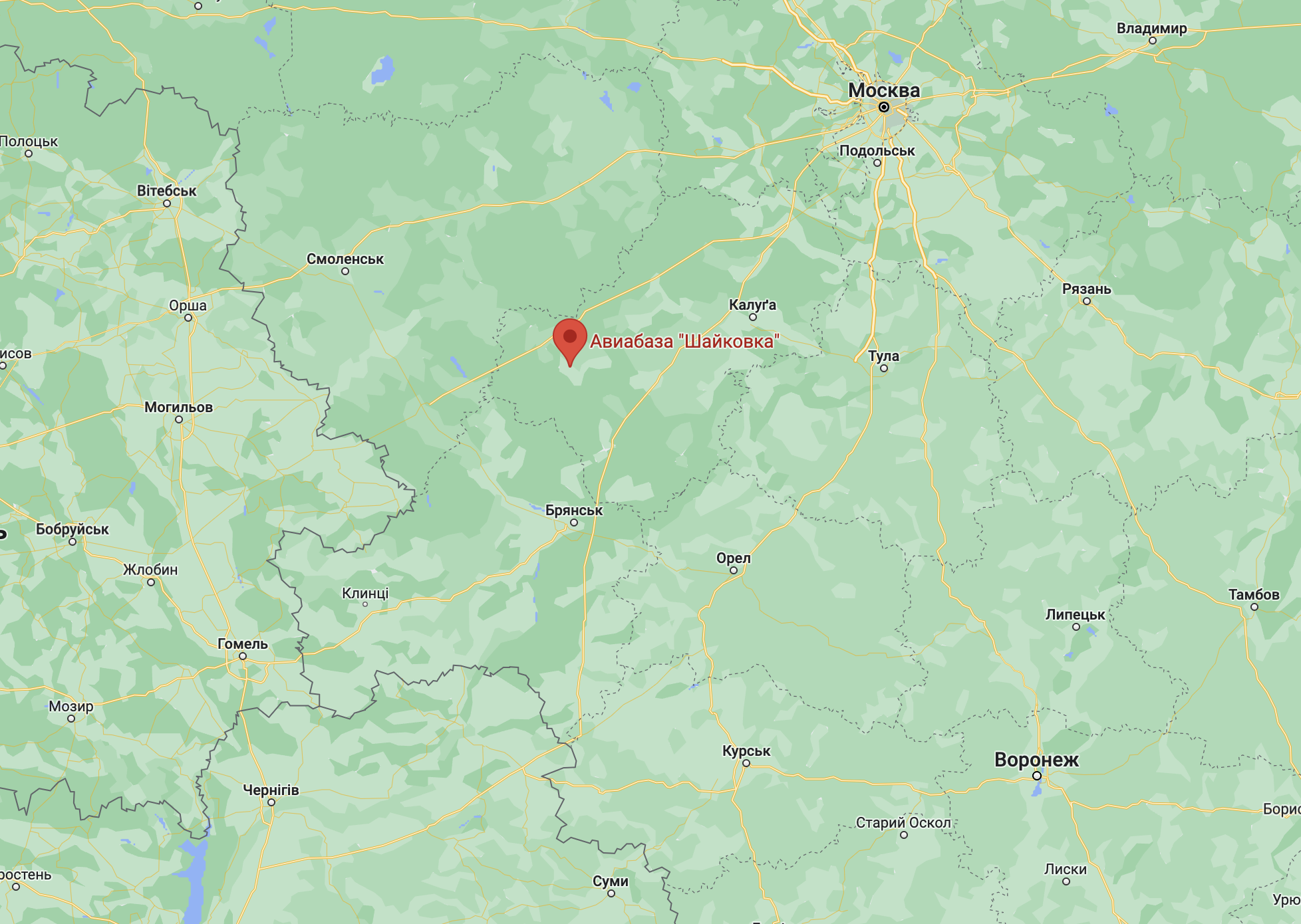 В РФ заявили об атаке беспилотника на аэродром "Шайковка", поврежден самолет